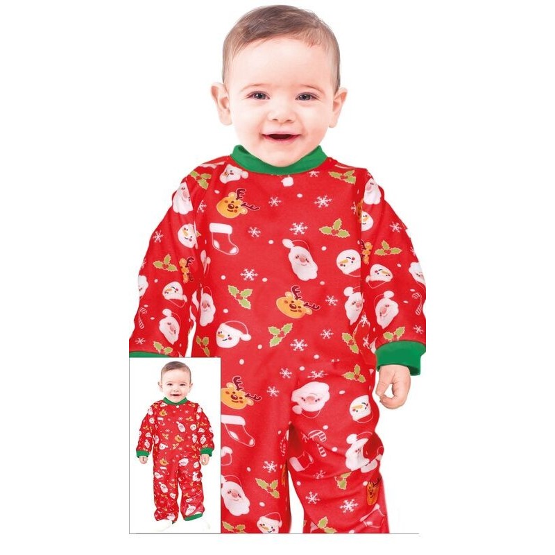 Pijama navideño Santa para bebe tallas  44151 44152