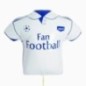 Globo camiseta futbol blanco real 84 cm helio o aire