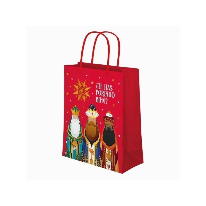 Bolsa regalo Reyes Magos Te has portado bien 30x10x42 cm