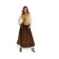 Disfraz mesonera talla L medieval campesina mujer