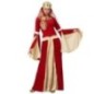 Disfraz doncella medieval rojo mujer tallas