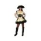 Disfraz pirata oro y negro talla ML