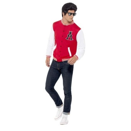 chaqueta-anos-50-roja-grease-jock-leterman-talla-l-43705L-5020570021620