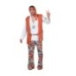 Disfraz hippie hombre años 60 talla ML