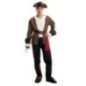 Disfraz bucanero tallas S, M y XL adulto pirata caribe