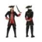 Disfraz capitan pirata negro talla ML o XL