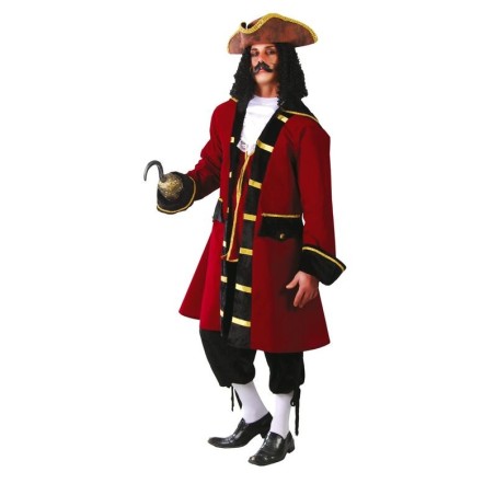 Disfraz de Capitan pirata garfio para hombre tallas