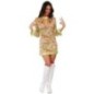 Disfraz hippie love vestido mujer talla L