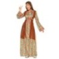 Disfraz hippie vestido largo para mujer tallas