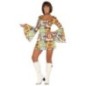 Disfraz discotequera mujer años 70 disco vestido