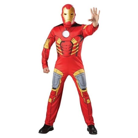 Disfraz de Iron Man musculoso para adulto barato. Tienda de disfraces