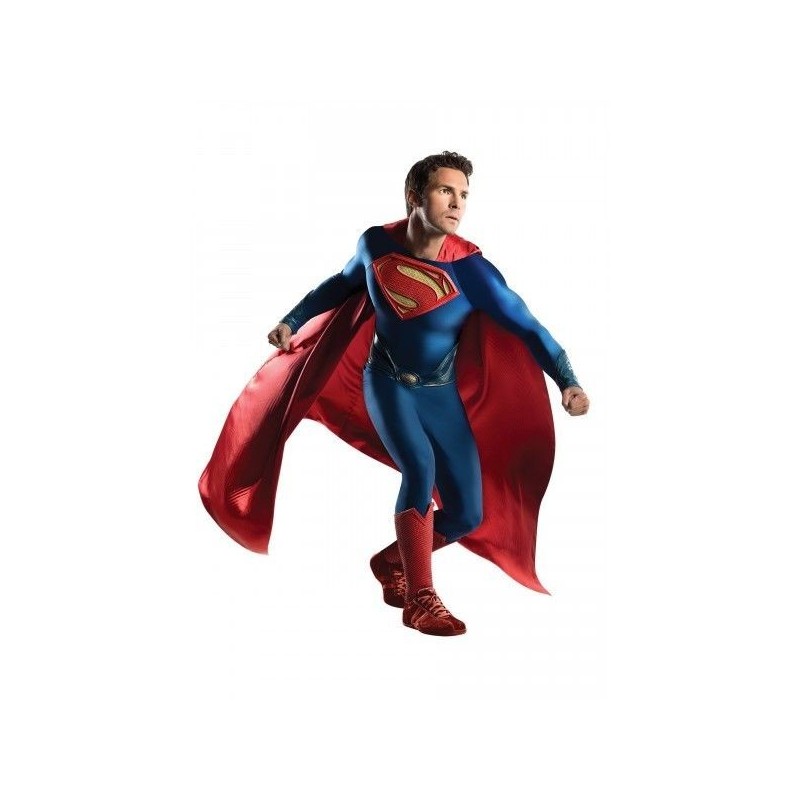 Disfraz de superman el hombre de acero superlujo para adulto barato. Tienda de disfraces online