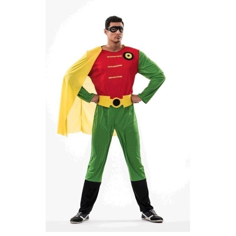 Disfraz de super Robin batman para adulto barato. Tienda de disfraces online