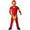 Disfraz Iron Man musculoso para bebe talla 1-2 años deluxe