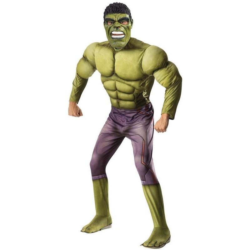 Disfraz Hulk Ragnarok musculos para adulto original y barato