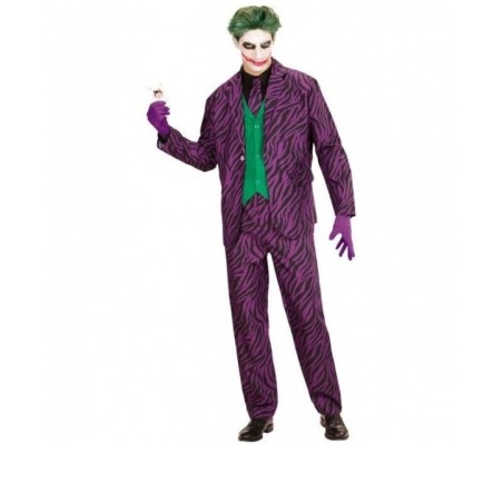 Disfraz payaso similar al Joker diablo para hombre  talla l