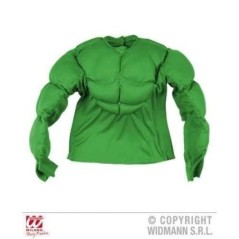 Camisa musculosa verde Hulk niño tallas
