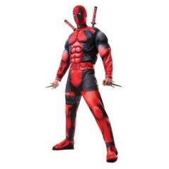 Disfraz deadpool deluxe para hombre tallas