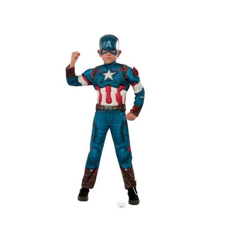 Disfraz Capitan America deluxe niño tallas