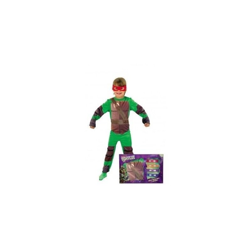 Disfraz tortugas ninja en caja infantil tallas