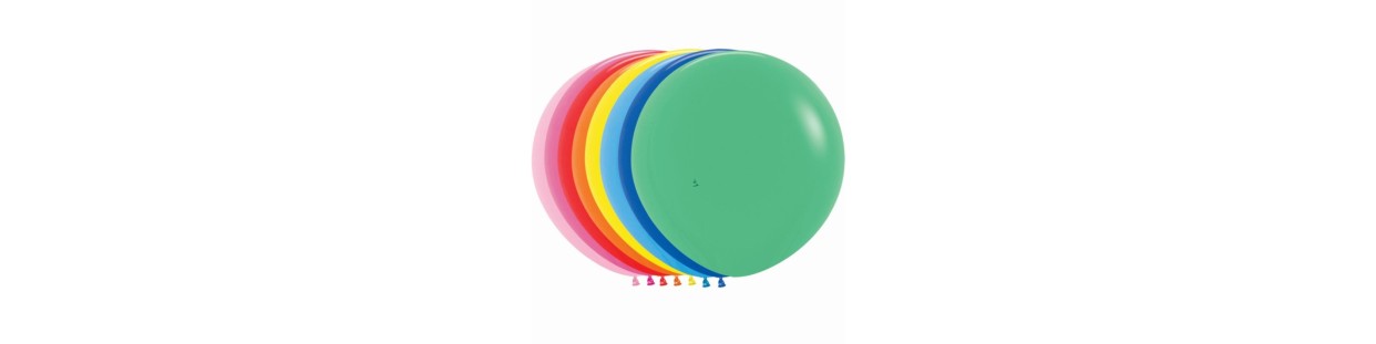 Globos R24 60cm marca Sempertex casi redondos - El Informal santander