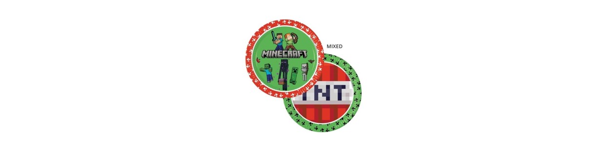 Articulos fiesta cumpleaños y decoracion Minecraft-El Informal